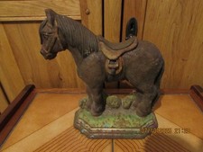 vintage cast iron door stop