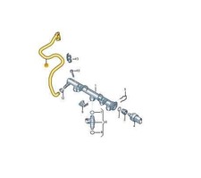 Volkswagen polo fuel hose - polo,