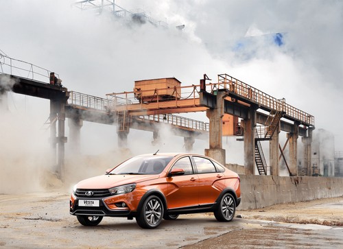 Car vehicle lada orange - orange, sports