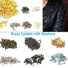 100x Rustproof Brass Eyelet &