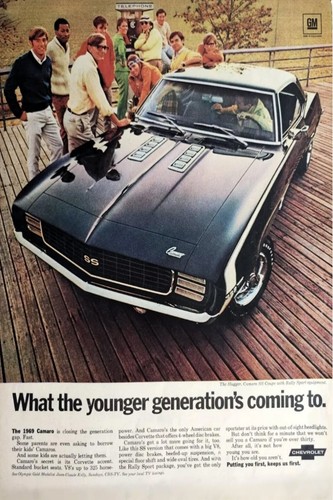 1969 camaro younger - 1969, ad