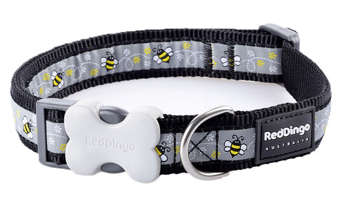 Red dingo bumblebee collar - red,