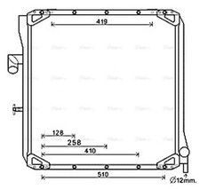 AVA Coolant Radiator UG2008