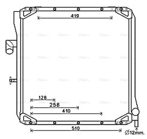 Ava coolant radiator - ava,