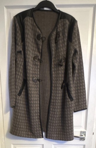 Women knitted duffer - duffer, coat