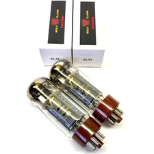 Matched Pair EL34  New Valve