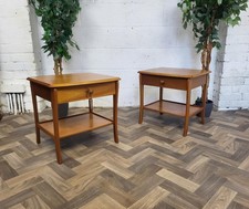 Pair Of Vintage Sutcliffe Teak Bedside Side Tables With Drawer Scandi Retro MCM