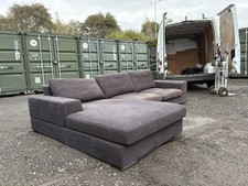 Large corner family size upholstery material sofa Local Delivery Available