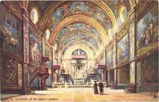 Malta The Interior of St