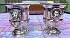 A Pair Of  Viners Of Sheffield  Silver Plate Egg Cups / Cruets