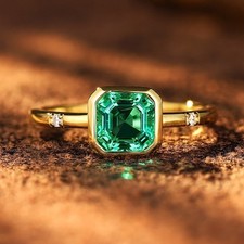 Certified 1ct Lab Grown Muzo