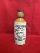R. Whites Ginger Beer Bottle Salty Road Birmingham