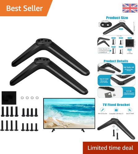 Universal black stand feet - black, tv