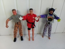 Vintage Action Man Figures with Different Outfits x3 Figures Dr X GI Joe 90s CS
