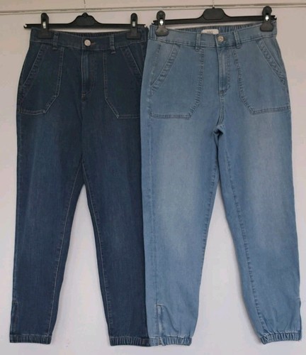 Stretch denim jean jogger - m&s,