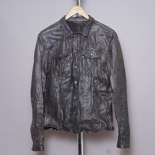 All saints leather shirt - all,