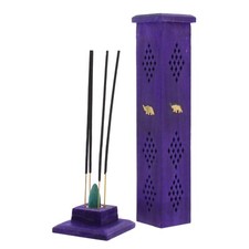 Wooden incense stick holder - wooden,