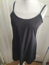 Peacocks black sleeveless - 16,