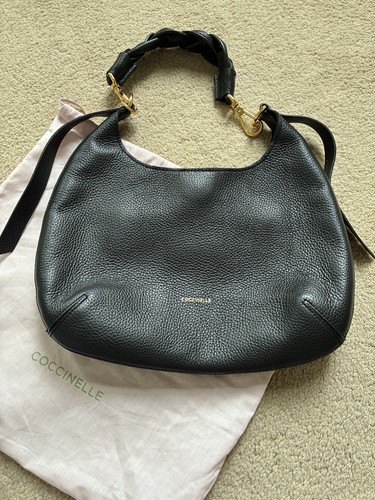 Coccinelle black grain leather - coccinelle,
