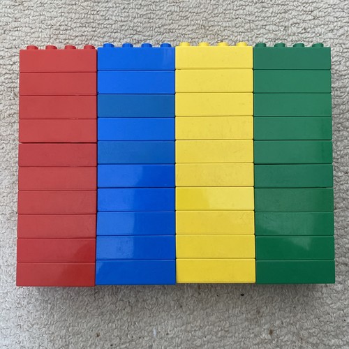 Duplo 2x4 stud bricks - 40,