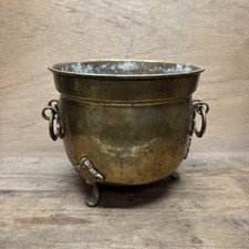 Antique Brass l Cauldron Pot