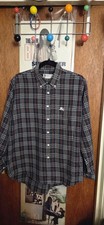 BURBERRY NOVA CHECK COTTON SHIRT MEDIUM P2P 22" CASUALS SMART 90'S 00'S ??