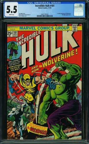 Incredible hulk 181 - incredible, cgc