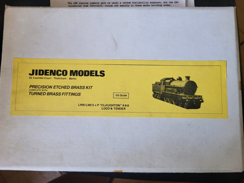 Jidenco etched brass lnwr lms - jidenco, /lms