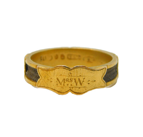 Victorian 15ct gold woven - victorian,