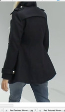 ASOS Navy Reefer Military Coat