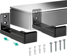 Universal Soundbar Wall Mount, Center Channel Speaker Wall Mount Dual Bracket 