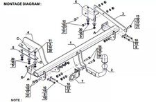 Swan Neck Tow Bar For PEUGEOT