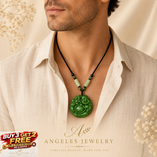 Green jade laughing - green,