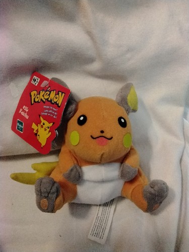 Raichu beanie plush teddy - raichu,