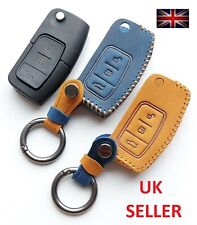 REMOTE COVER FOR FORD KA GALAXY B C MAX KUGA FIESTA FLIP KEY CASE LEATHER 1
