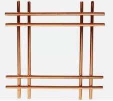 2 Copper Cross Trivet Kitchen Worktop Surface Protector Hot Pan Pot Stand Holder