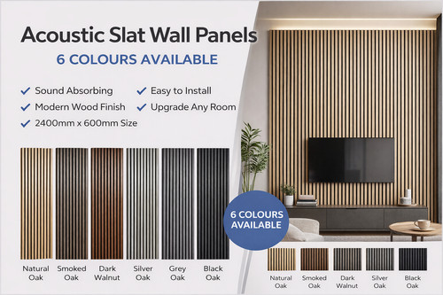 Acoustic slat wall panels wood - acoustic,
