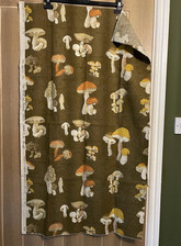 Greeff Warner Vintage Fabric Woods & Meadows Collection Wild Mushrooms Cotton