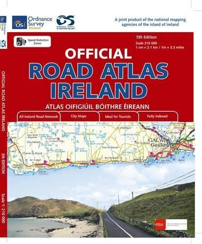 Official road atlas ireland - road,