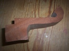 Appalachian dulcimer head stock blank suitable for tuning machines