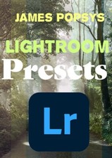 JAMES POPSYS JP LIGHTROOM master PRESETS collection EDIT camera PHOTOGRAPHY film
