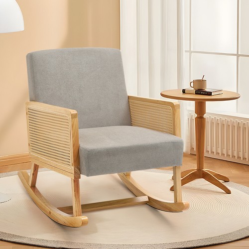 Upholstered rocking chair - rocking,