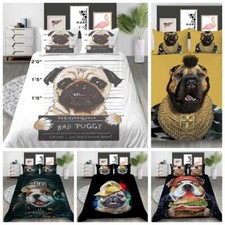 Cute Pet Dog Pug Quilt Duvet