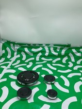 Genuine Complete Hotpoint Cooker - Burner Cap Set - HDD6GDC2WX #LSP17728