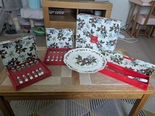 Portmeirion plate and cutlery - plate,