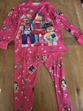 Girls Roblox Pink Pj's Size