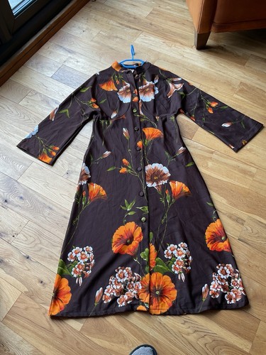 Vintage 1970s chocolate - vintage, maxi