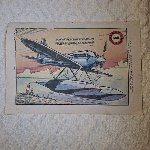 Vintage supermarine s6b - vintage,