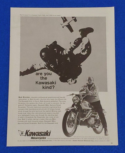 Vintage 1968 kawasaki - vintage,