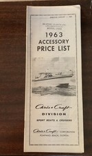 New old stock Chris Craft 1963